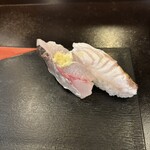 大國鮨 - 左：あじ　右：のどぐろ