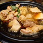 鳥料理 玉ひで - 軍鶏鍋ぐつぐつ