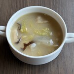 ガーデニア(ホテルマイステイズプレミア成田) - 津白湯スープ　きのこもたっぷり
