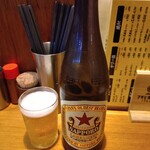 あっぱらぱー酒場 - 赤星(中瓶 660円)