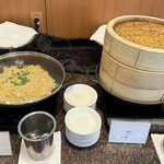 ガーデニア(ホテルマイステイズプレミア成田) - 海老チャーハン　肉まん