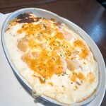フィールド - ホタテ貝柱と小海老のグラタン