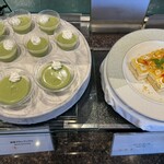 ガーデニア(ホテルマイステイズプレミア成田) - 抹茶ブランマンジェ　マンゴーケーキ