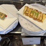 ガーデニア(ホテルマイステイズプレミア成田) - 胡麻と抹茶　洋梨のタルト