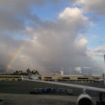 Starbucks Coffee - 虹がかかっていました