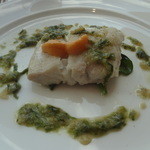 オザミトーキョー - 2014　本日の魚のア・ラ・ヴァプール　海藻のバターソース　雲丹を添えて