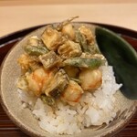 天婦羅くすのき - かき揚げ天丼
