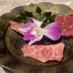 個室焼肉 牛姫 - 上ロース、上ハラミ、上撰ランプ