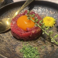 個室焼肉 牛姫 恵比寿本店 - 和牛ユッケ