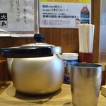 大島 - 濃いめの味に、お水は必須