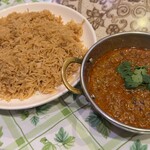 ラヒ パンジャービー･キッチン - ラヒ パンジャービー・キッチン(マトンキーマ、ブラウンライス)