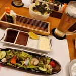 萬時 - 串カツ用のソースは全4種類