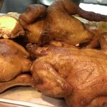 劉家荘 - 焼鶏（しょうけい）の陳列