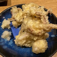 磯ぎよし 天神店 - イカ天ぷら