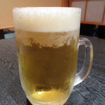 魚心 - 生ビール 500円