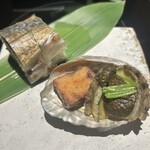 はれや別邸 - 蒸しアワビ 肝と最高でした