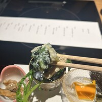 はれや別邸 - 菊菜きのこしらあえ