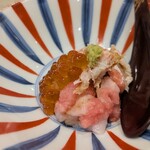 祇園鮨 琢 - かにイクラの小丼