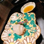 笛吹川温泉　坐忘 - 鯛は昆布締め