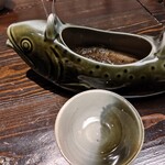 笛吹川温泉　坐忘 - 追加の岩魚の骨酒