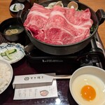 すき焼きと牛まぶし ももしき - 