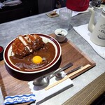 ほびーい喫茶店 - 生タマカツカレー(値段お任せ)