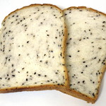 ベーカリー ビバ・オーミヤ - 山食パン3種セット（黒ごま、2014年10月）