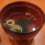 神楽坂おいしんぼ食堂 - 御飯のお供についてきたあっさりおすましと