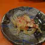 神楽坂おいしんぼ食堂 - 野菜のシャキシャキ感と馬肉のトロリ感の食感の違いを楽しみつつ