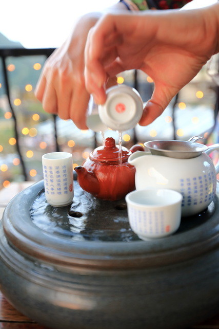 台湾九份 茶坊 茶器 （海悦楼茶坊 - 九份 キュウフン