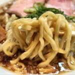 らーめん香澄 - 平打ち麺