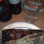 立ち呑み 晩杯屋 - サバ塩焼き￥220 よくやき