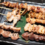 串特急 - 料理写真:串焼 10本盛り。