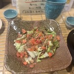 溺れる肴 - キャベツのステーキ焦がしバターソース