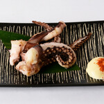 初つぼみ - イカゲソの炭火焼き