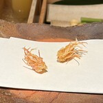 天ぷら 元吉 - 車海老 脚