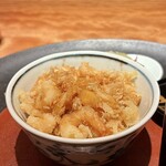 天ぷら 元吉 - 小柱と芝海老のかき揚げ天丼