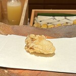 天ぷら 元吉 - 牡蠣 厚岸より