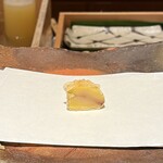 天ぷら 元吉 - 飯沼の栗 茨城より