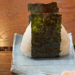 そばきり長助 - 秋田こまち米・梅のおにぎり