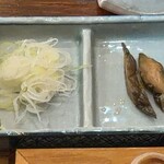 そばきり長助 - 薬味と漬物