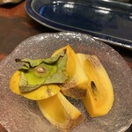 いくま料理店 - 柿（食べかけですみません）