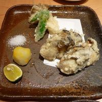 銀座ささ花 - 牡蠣のてんぷら