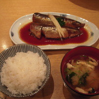 新宿割烹 中嶋 - ランチの鰯の煮魚