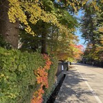 そばきり長助 - 武家屋敷の通り