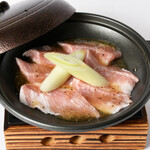 矢まと - 豚トロ塩だれ鉄板焼き