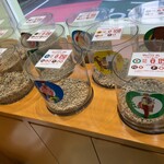 緑の珈琲豆焙煎 四谷店 - 生豆が産地ごとに