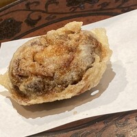 天ぷら浅沼 - 4.しいたけ　そのままで　でかい