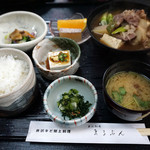 米沢牛黄木 牛鍋おおき  - 芋煮定食