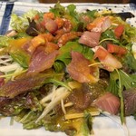 あじ処 なる - カルパッチョサラダ